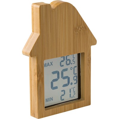 Station météo en bambou "maison"