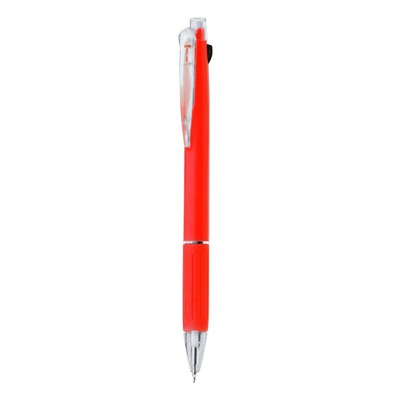 Stylo bille, encre multicolore, porte-mine