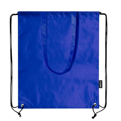 RPET bag 2 in 1, drawstring bag and shopping bag