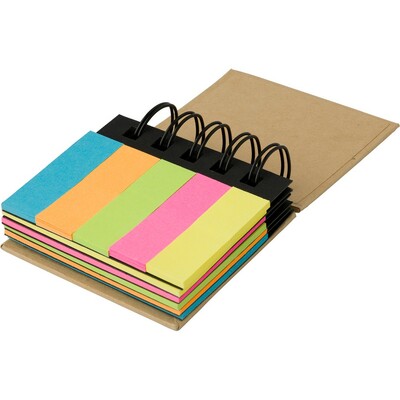 Carnet, marque-page autocollantes