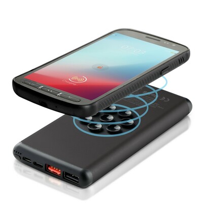 Wireless Powerbank 10000 mAh Mauro Conti mit Saugnäpfen, Wireless Ladegerät 10W | Stef