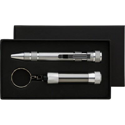 Set d'outils, tournevis, lampe de poche 3 LED