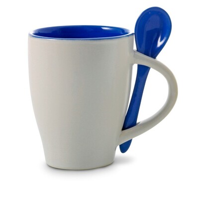 Keramikbecher 300 ml mit Löffel