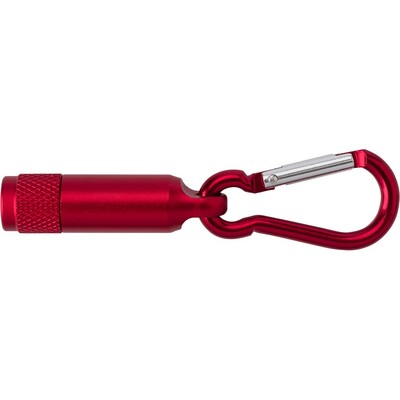 Keyring with carabiner, LED light