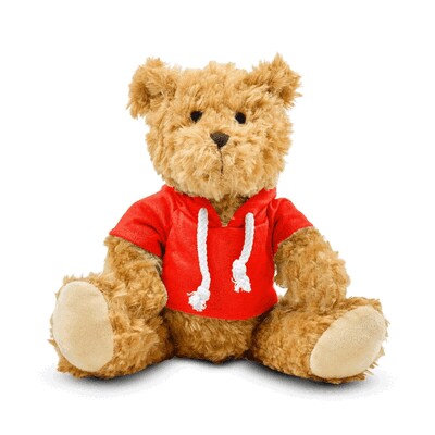 Ours en peluche à capuche