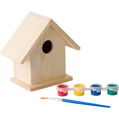 Set de peinture de nichoir, peintures et pinceau