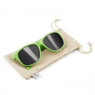 Lunettes de soleil B'RIGHT en paille de blé | Adam