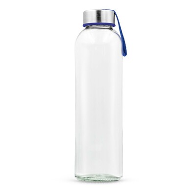 Flasche aus Glas, 500 ml, mit buntem Band