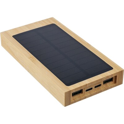 Powerbank 10000 mAh mit Solarladegerät