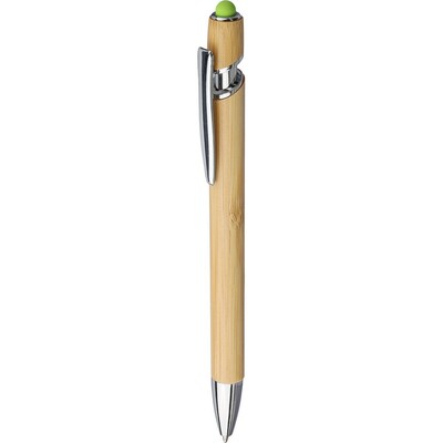 Kugelschreiber aus Bambus, Touchpen