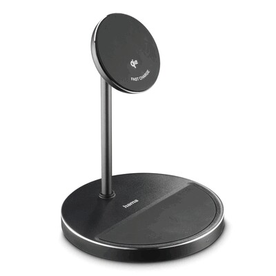 Chargeur sans fil magnétique 2 en 1 15W Hama